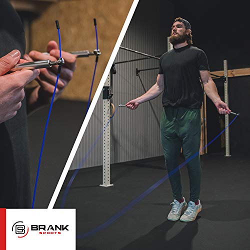 BRANK SPORTS® Pack of 2 Replacement Steel Ropes for all Jump Ropes | Length 12' | 2 Diameters and 7 Colors to Choose From...