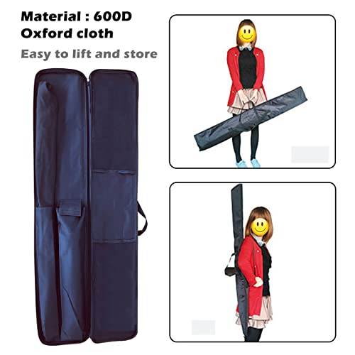 2 Packs Swooper Flag Pole with 2 Packs Ground Stake,12 Feet Complete Feather Flag Pole Kit for Business Advertising Flags,...