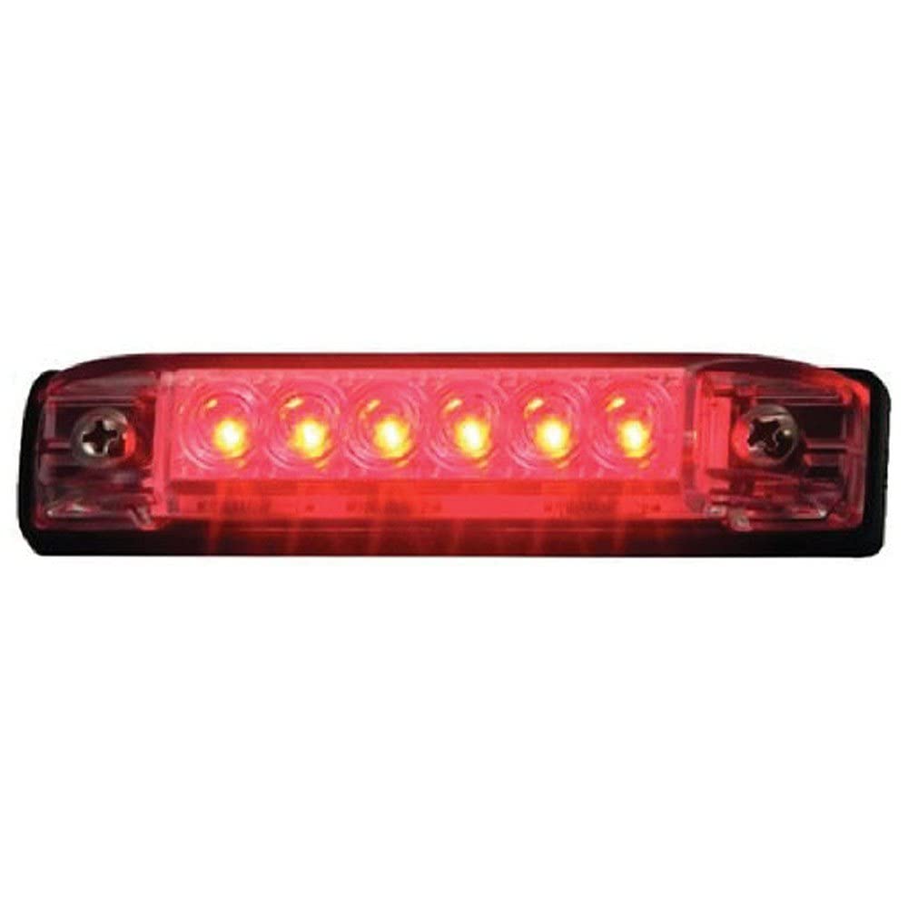 T-H Marine LED Slim Line Utility Strip Light, 4-Inch, Red, Model 3002.1211