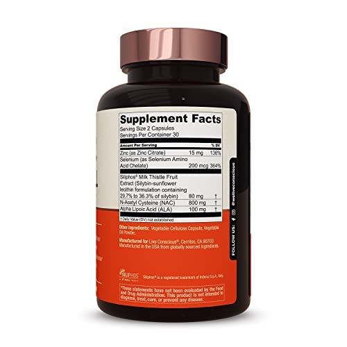LiverWell Liver Cleanse, Rejuvenation, Metabolic Support - Liver Supplement for Liver Health w/Highly Bioavailable Milk Th...