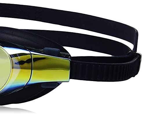 TYR Adult Vesi Mirrored and Non-Mirrored Swimming Goggles with Wide Peripheral Range, Anti Fog, No Leak, and Quick Adjust