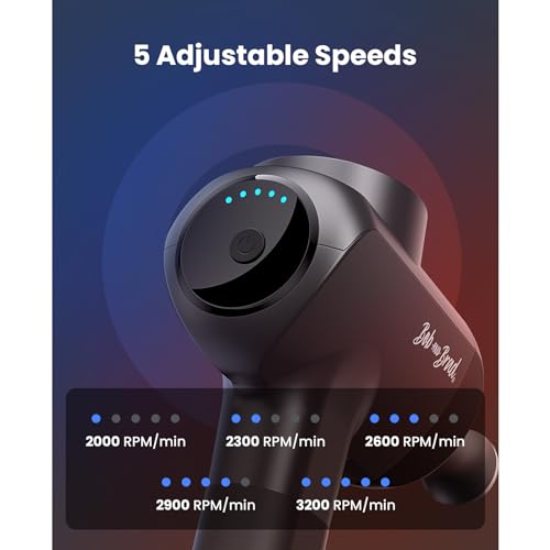 BOB AND BRAD X6 Pro Max Massage Gun with Heat-Cold and Metal Head Therapy, Percussion Deep Tissue Massager Gun for Athlete...