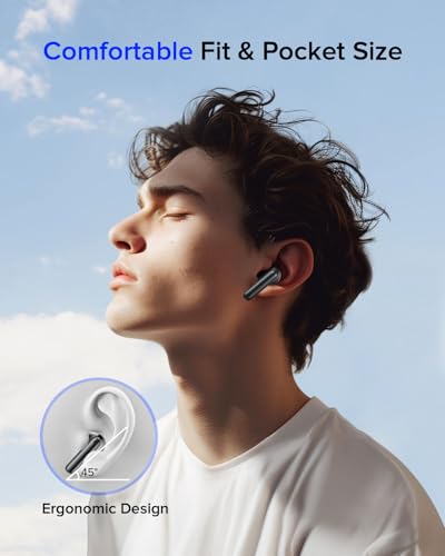 Aiearbu Wireless Earbuds, Bluetooth 5.3 Headphones, 48H LED Display Ear Buds, Bluetooth Earbuds with Noise Cancelling Mic,...