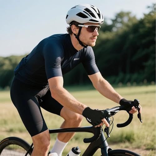 YKYWBIKE Cycling Gloves - Half Finger Bicycle Gloves for Men and Women
