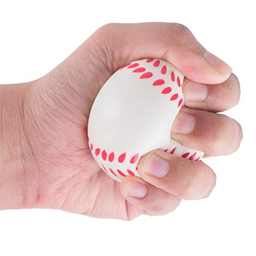 Super Z Outlet Mini Foam Sports Balls 24 Pack for Kids Adults Mini Baseball Football Basketball Soccer Stress Toy Game Par...