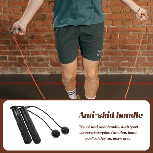 Sosoport Jump Trainer Cordless Jump Rope,Weighted Jump Rope with Counter,Jump Ropes for Fitness,Gym,Burn Calorie,Home-Workout