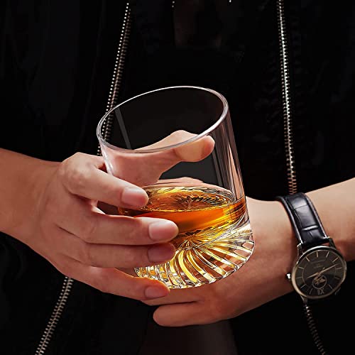 OPAYLY Whiskey Glasses Old Fashioned Glasses Set of 6 12oz Rocks Glasses Gift for Men Women Drinking Bourbon Scotch Cockta...
