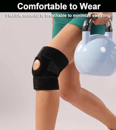 SUJAYU Knee Brace for Women Men with Side Stabilizers, 2 Pack Knee Braces for Knee Pain ACL MCL Arthritis Joint Pain Relie...