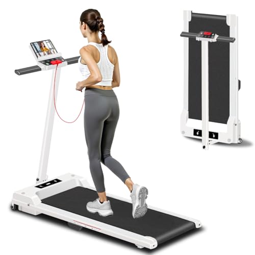 Treadmill for Home Small, 3.0HP Treadmill with Handle,Walking Pad Treadmill, Jogging Running Machine,Folding Treadmill 300...