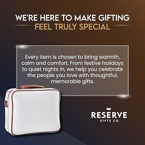 Reserve Gifts Co. Massage Gun Gift with Carrying Case - Deep Tissue Back Massager for Pain Relief with 6 Percussion Relaxa...