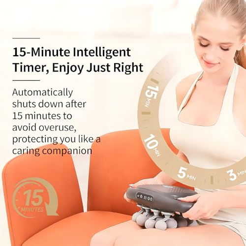 shupti 16 Head Massage Gun Deep Tissue, 9 Speed Adjustable Percussion Massager for Muscle Tension Relaxation - Quiet Porta...