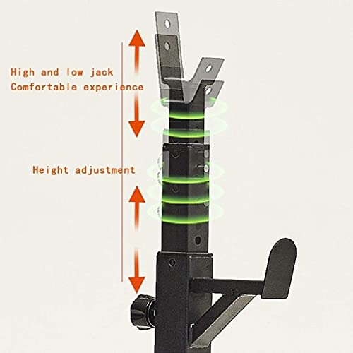 PUCNHZYNW Adjustable Weight Bench Weight Lifting Home Training Gym Bench Squat Rack Weight Table Multifunctional Bench Pre...