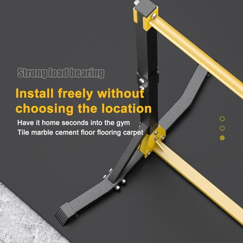 Pull Up Bar Stand,Freestanding Pull-up Bar,Free Standing Pull Up Bar for Home Gym, Pull Up Stand Station 400LBS with 11 Ge...