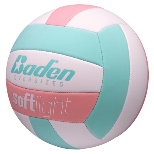 Baden | Softlight VXT2 | No Sting FlexFoam Cover | Youth Oversized Training Volleyball | K-5 Youth Players | 20% Larger + ...