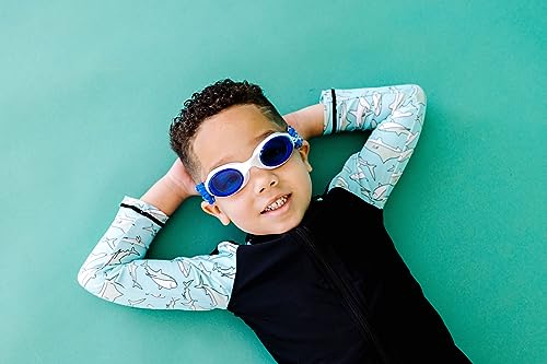 Splash Place SWIM GOGGLES with Fabric Strap -Fun, Fashionable, Comfortable - Adult & Kids Swim Goggles