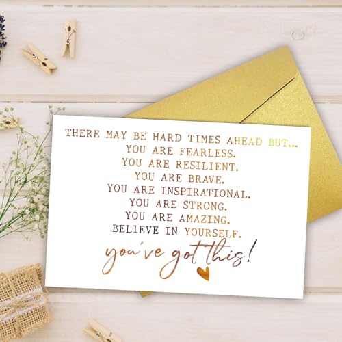 PUGAILA Heartfelt Encouragement&Support Card, Sympathy, Get Well, Affirmation, Positive Sobriety, Thinking of You, Speedy ...