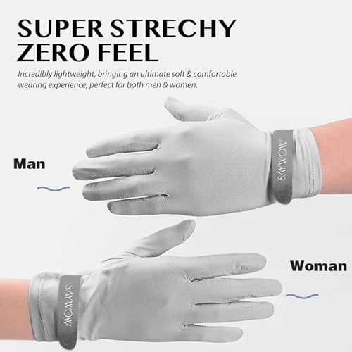 SayWow Driving Gloves Women for Sun UV Protection UPF 50+ Touchscreen Full Finger