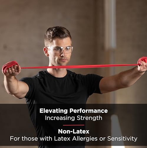 THERABAND Resistance Bands Set, Professional Non-Latex Elastic Band For Upper & Lower Body Exercise, Strength Training wit...
