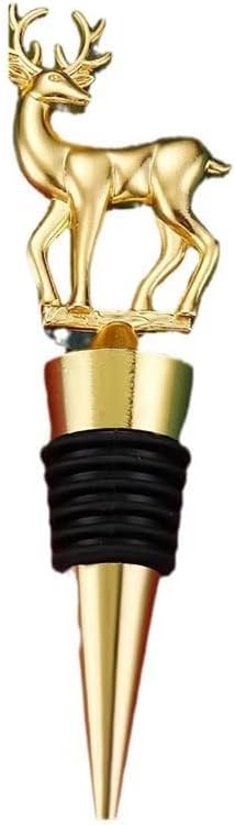 Wine Bottle Stopper,3 Pieces Christmas Snowflake Tree Deer Decorative Wine Bottle Stopper,Metal Reusable Wine Bottle Stoppers for Wine, Champagne and Beer Collection (Christmas Set)