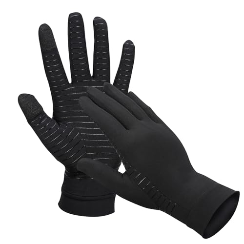 JADE KIT Copper Arthritis Gloves - Full Hand Compression Gloves for Hands and Fingers Rehabilitation