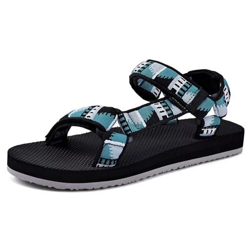 WateLves Men's Sandals Hiking-Sport-Sandals with Adjustable Webbing Lightweight Water-Athletic-Beach-Sandals for Walking-F...