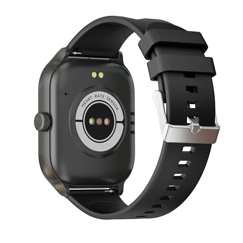 Supersonic SC-181SW 2-inch Touch Screen Smartwatch with Heart Rate Monitor, Blood Pressure, Oxygen Levels, Calories, Step...