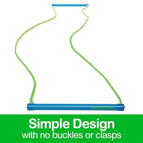 Slope Ropes Kids Ski Trainer to Teach Kids to Downhill Ski Safely with Proper Posture, Simple Harness Free Design, Fun for...