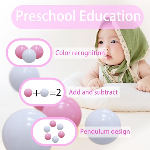 VivaVolt Ball Pit Balls 100 - Safe Phthalate Free BPA Free Ball Pits Balls for Toddlers, 2.2 Inch Bright Colors Crush Proo...