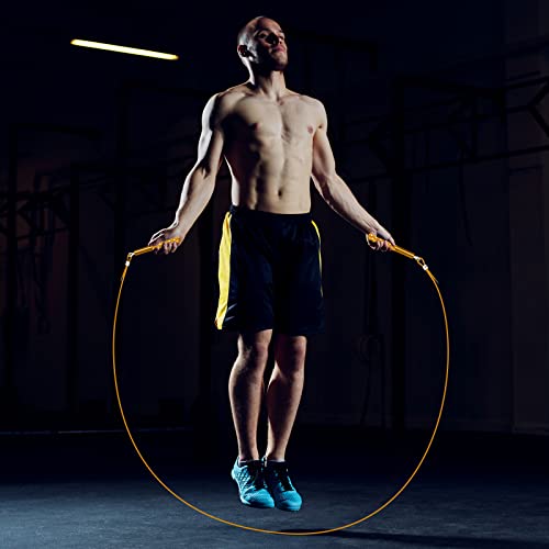 Jump Rope, Wastou Speed Jumping Rope for Training Fitness Exercise, Adjustable Adults Workout Skipping Rope for Men, Wome...