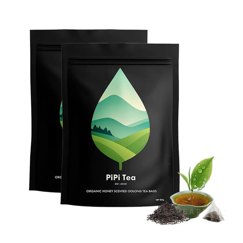 Pipi Tea Pipi Oolong Tea Promote Digestion and Metabolism Cortisol & Calming Tea for Stress Relief Vegan Non-GMO (20 bags* 4g) (2)
