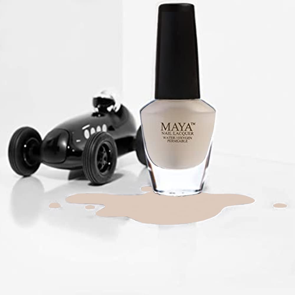 MAYA Nail Lacquer (Matte Top Coat). Breathable, Made in the USA, and 9-FREE