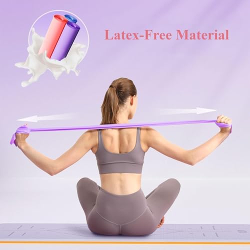 1 Psc Resistance Bands for Women & Men, Strength Training, Yoga & Home Workouts, Latex-Free Elastic Exercise Bands