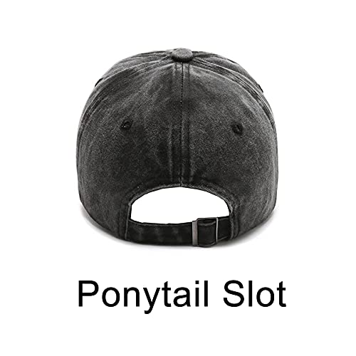 PFFY 2 Packs Vintage Washed Distressed Baseball Cap Golf Dad Hat for Men Women