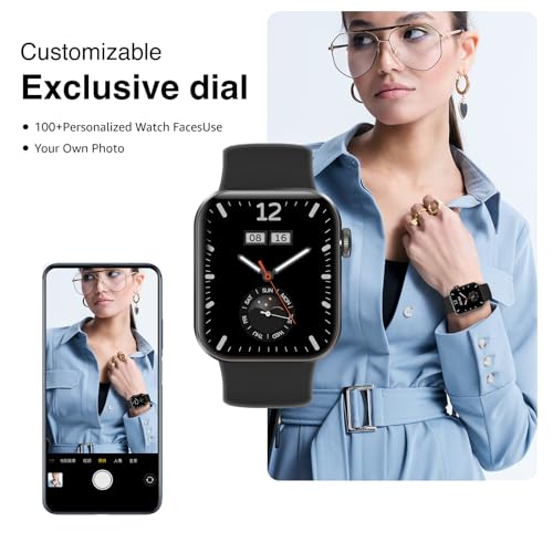 Smart Watch for Women Men Answer/Make Call,1.85" HD Screen Fitness Tracker with Step Counter,140+ Sport Modes Smartwatch w...