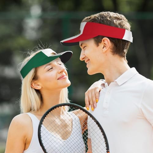 National Flags Visor Cap Sun Hat for Women Men Teens for for Sports, Beach, Tennis, Golf, Running & Hiking