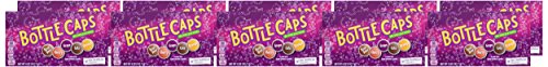 Wonka Bottle Caps, Fizzy Hard Candy, 5 Ounce Theater Candy Boxes (Pack of 10)