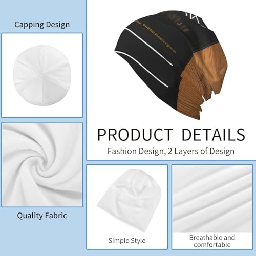 YANYU Movies Clapperboard Pattern Print Soft Beanie Hat for Men Women Warm Fashion Cap for Jogging Cycling Gift Outdoor Us...