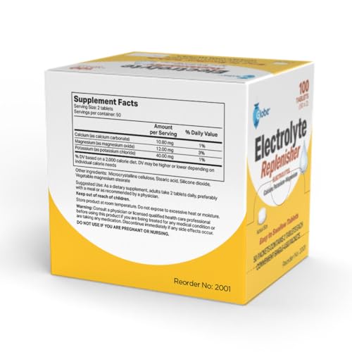 Globe Electrolyte Replacement Tablets for Rehydration, Exercise Recovery, Youth & Adult Athletes, Hiking, Camping, & Sport...