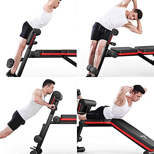 SLGGPJBU Adjustable Weight Bench Home Gym Sit Up Bench Multi-purposed Incline Decline Fitness Bench Fitness Dumbbell Stool