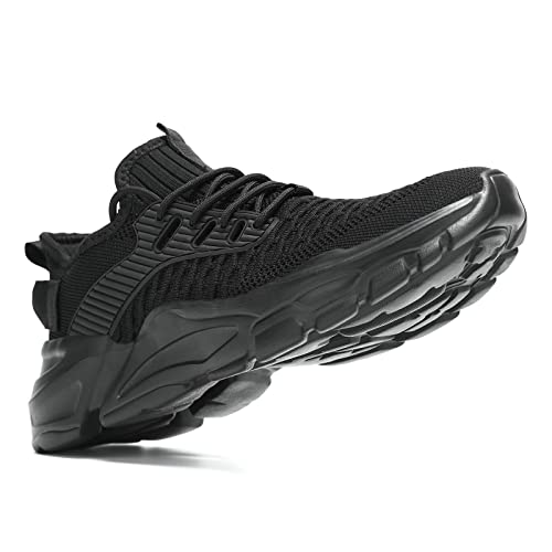 Srenket Men's Running Shoes, Non Slip, Breathable, Lightweight Fashion Sneakers, Slip Resistant Athletic Sports Walking Gy...