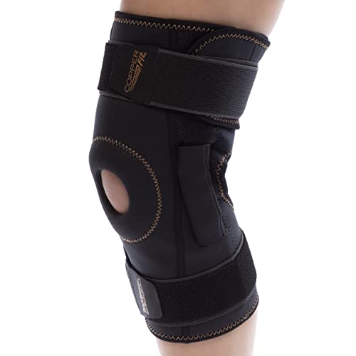 COPPER FIT® Natural Motion Knee Brace, TRI-PIVOT Hinge, Adjustable, One Size Fits Most