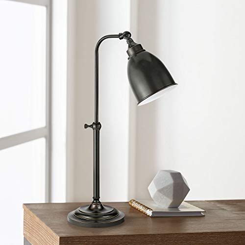 Cal Lighting Table Lamp BO-2032TB-DB, Metal Shades, Dark Bronze Finish, 15 x 7 x 27 inches