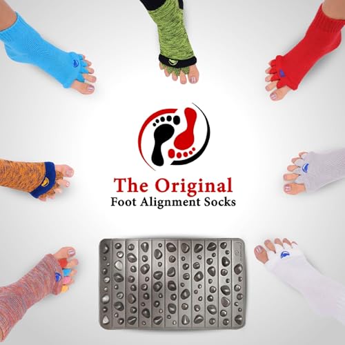 My Happy Feet Pebble Rock Mat - Therapeutic Rock Mat – Wellness Foot Mat for Natural Balance & Energized Living – Black, P...