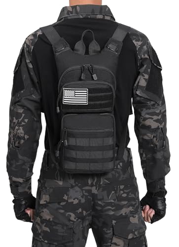 ATBP Insulated Water Hydration Pack Bag with 3L TPU Bladder Tactical Molle Hydration Backpack for Hiking Cycling Running
