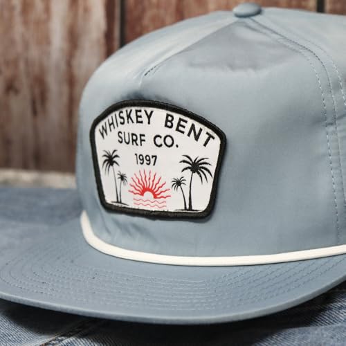 WHISKEY BENT HAT CO. Palm Beach Adjustable Snapback Rope Hat
