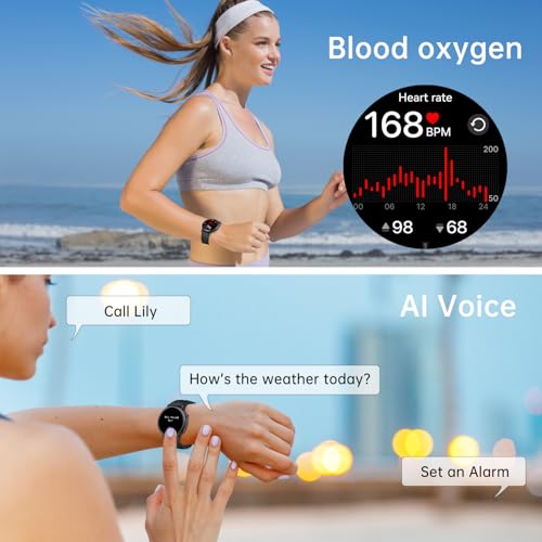 Smart Watch for Women Fitness Tracker: Waterproof Digital Mens Watches Make Answer Call Smartwatch for Android Phone iPhon...