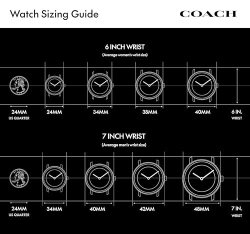 Coach Elliot Women's Watch | Sophisticated Elegance with Iconic Logo Detail | Premium Timepiece for Everyday Wear | Ideal ...