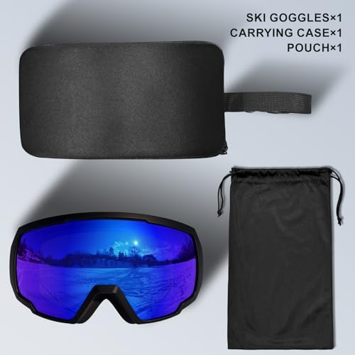rayavala Ski Goggles Snowboard Snowmobile Men Women Youth Anti Fog Over Glasses