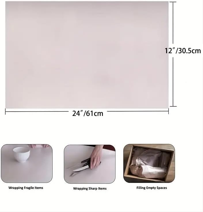 300 Sheets Packing Paper for Moving, Newsprint Paper for Packing Wrapping, Wrapping Paper for Packaging Glasses Dishes - Must Have Moving Supplies Box Filler(12 * 24in)