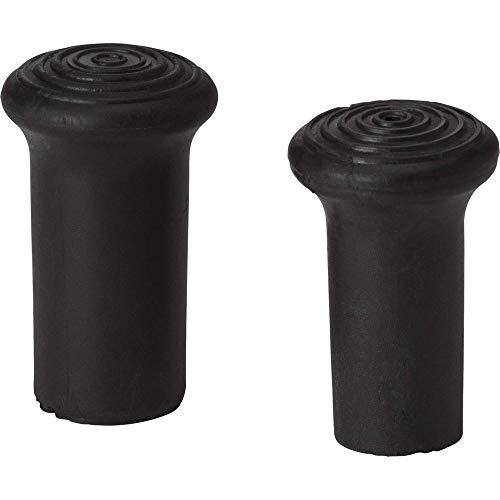 Komperdell Rubber Regular Walk Tip for Trekking Pole, Black